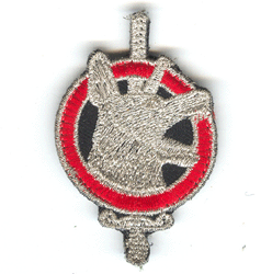 Brevet militaire maitre chien (Tissu)