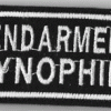 Ecusson de bras-Gendarmerie Cynophile