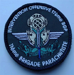Ecusson du 17° RGP- CA-SNIO. 