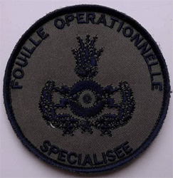 Ecusson du 17° RGP-Fouille Operationnelle-Spécialisée (variante) .