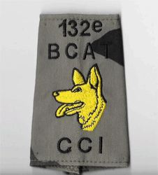 Epaulette du 132° BCAT-CCI.(Jaune)