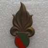 Insigne de beret Légion -(grenade dore vert rouge).