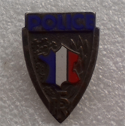 Insigne de Casquette Police Nationale (Variante).