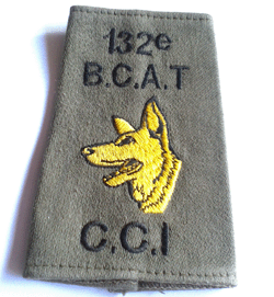 Passant d'Epaule du 132° BCAT- CCI (Ancien Modele).