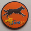 SDIS 30 Unite Cynophile rond (PVC).