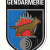 Tissu plastifié Gendarmerie Nationale-(grand modéle)